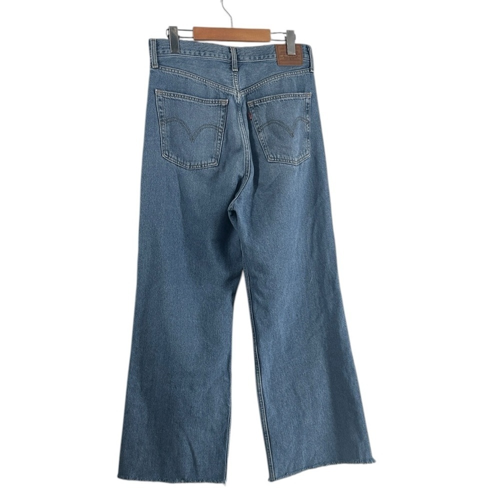 Levi's jeans Premium High Loose Jeans ripped knees distressed y2k 90's frayed 28 - Picture 3 of 11